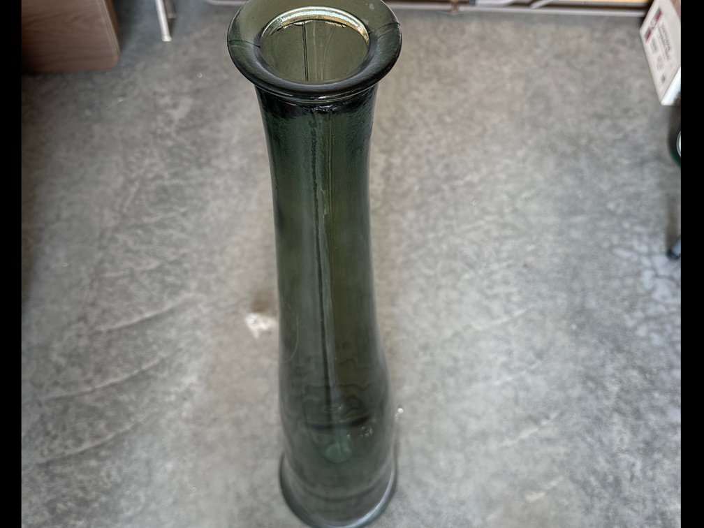 Green Glass Bottle-39” High