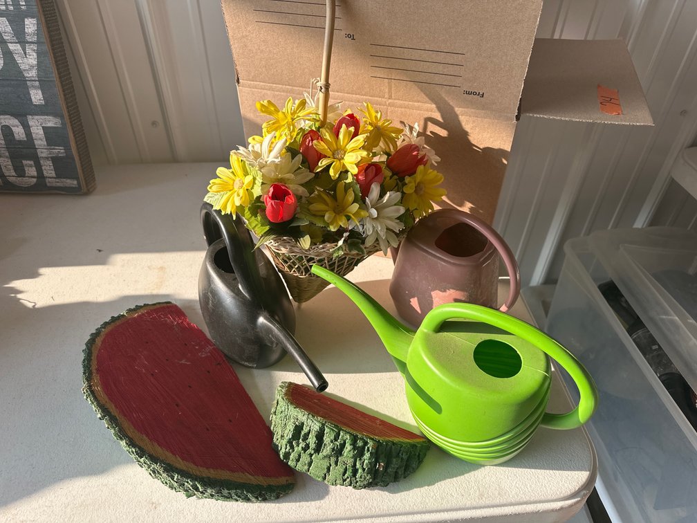 Water Cans And Yea Yard Decor