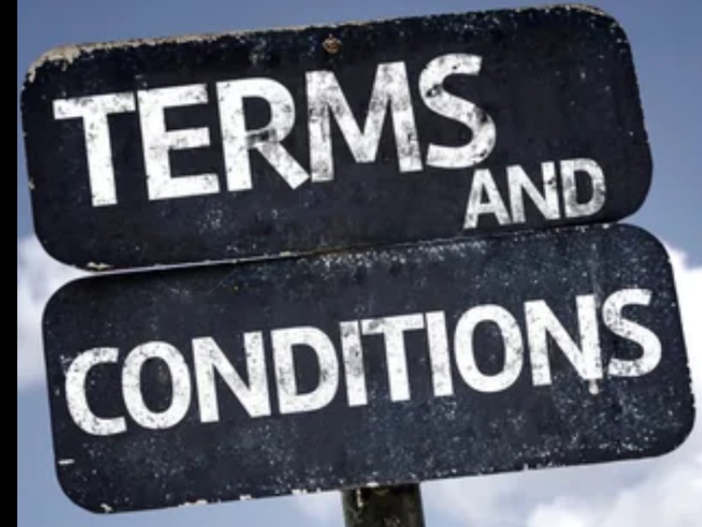 Terms and Conditions