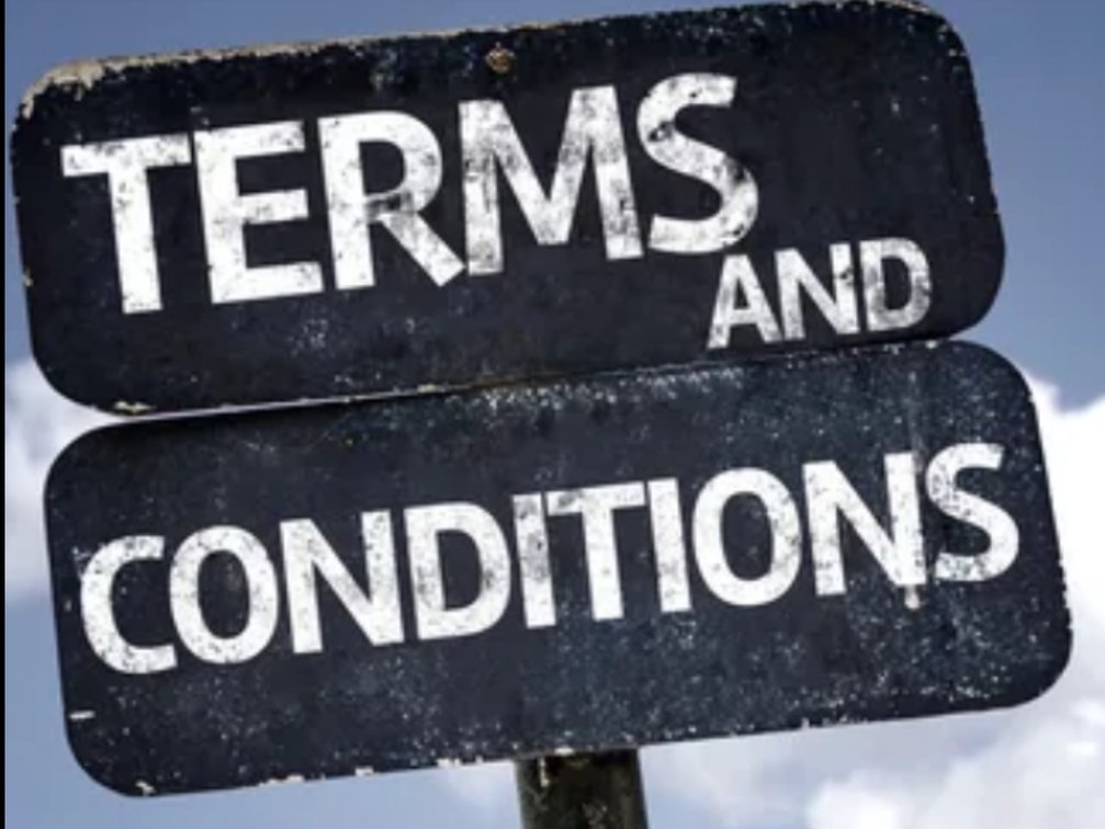 Terms and Conditions