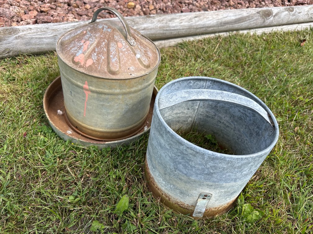 Chicken Feeder and Part