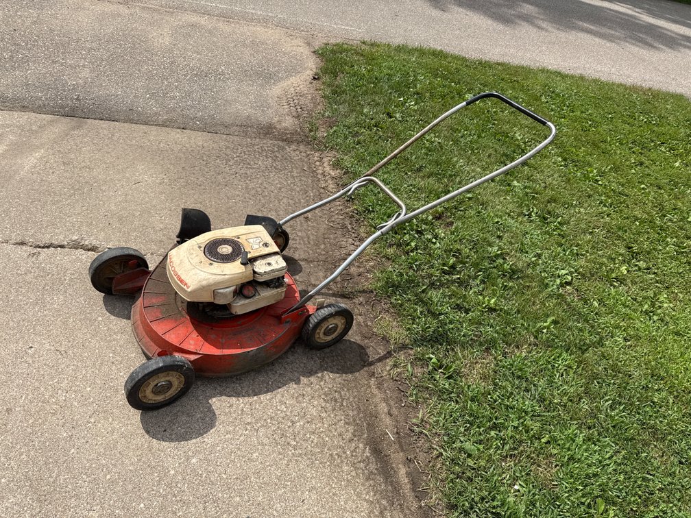 Old Jacobsen Push Mower-Has Compression