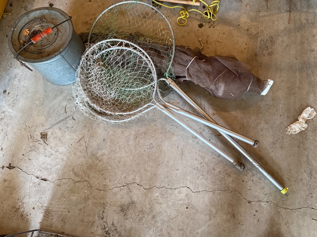 Fishing Nets, Buckets