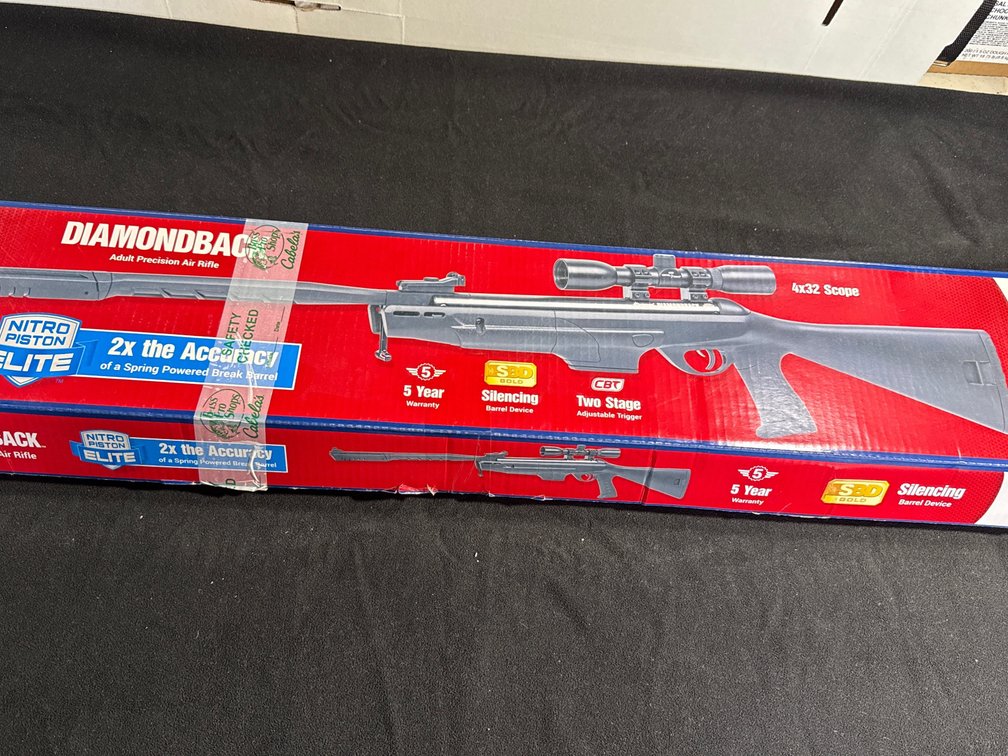 New Crosman Diamondback Break Barrel Air Rifle .1777 cal. Pellets
