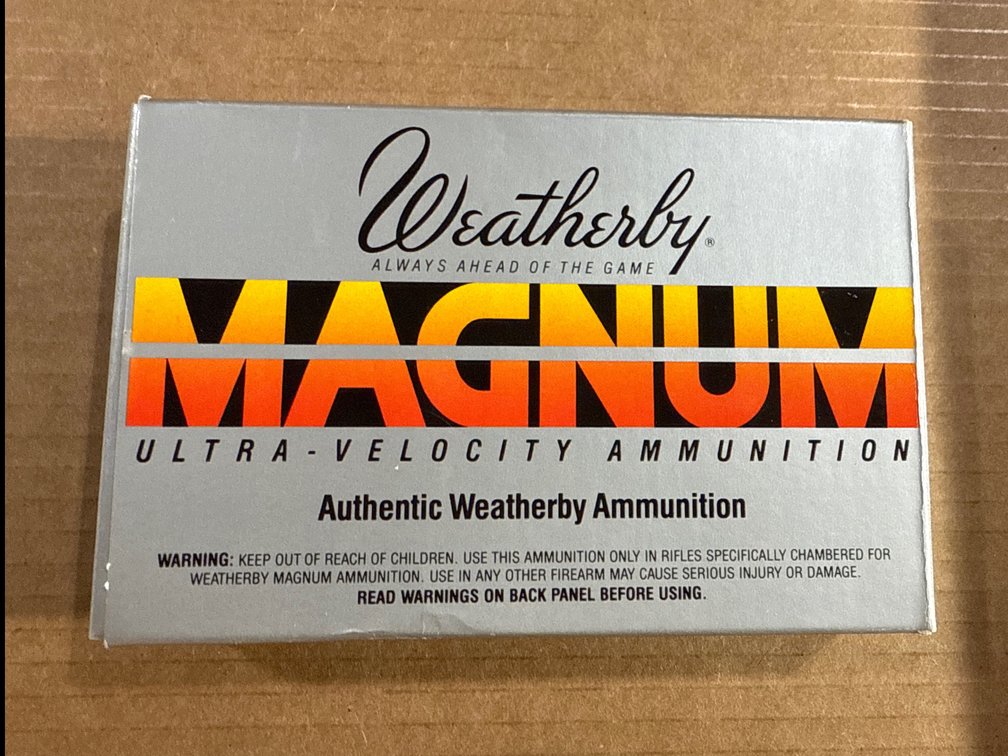 Ammunition- 7mm Weatherby