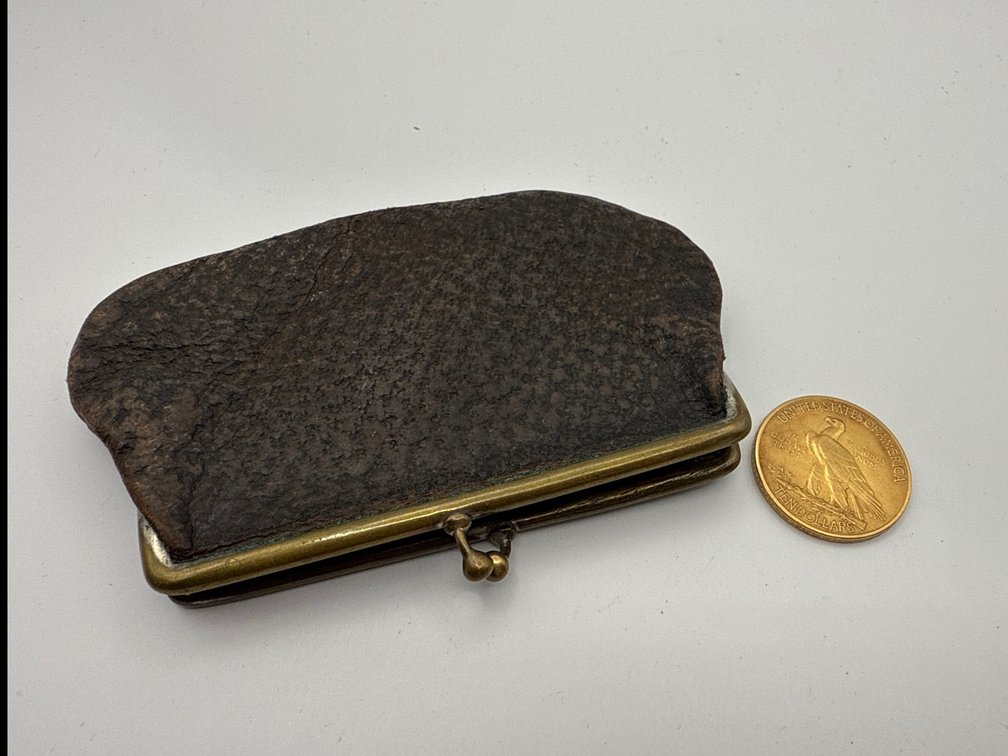 Vintage Coin Purse And 1913 Ten Dollar Gold Piece