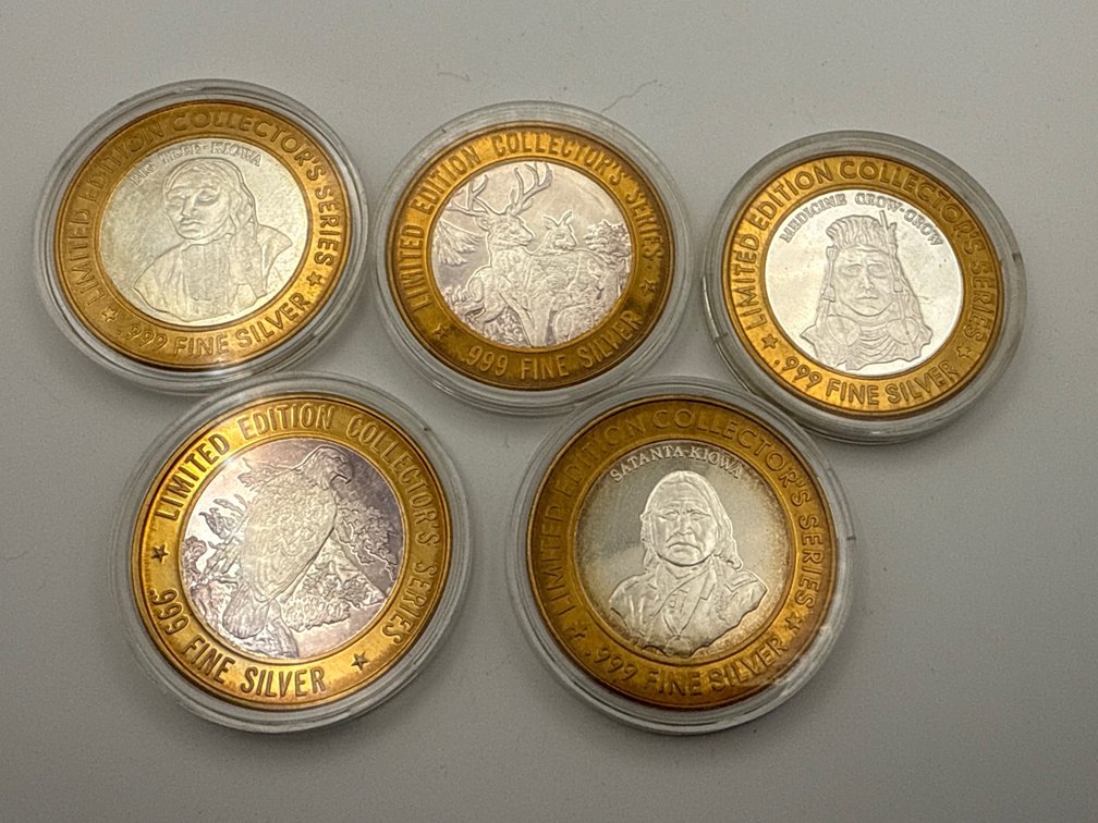 Limited Edition Collector’s Series .999 Fine Silver Tokens