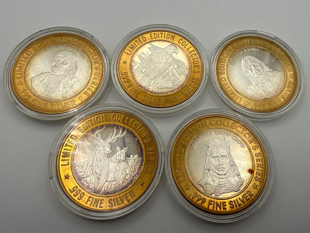 Limited Edition Collector’s Series.999 Fine Silver Tokens