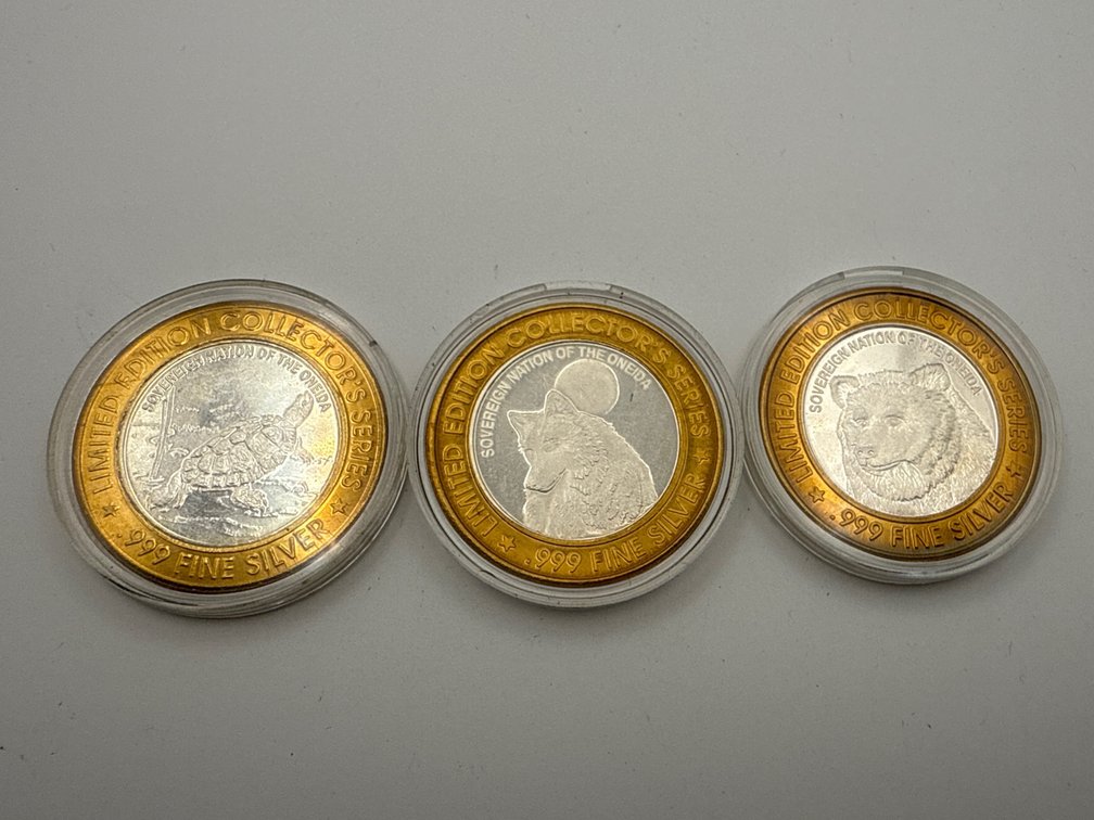 Limited Edition Collector’s Series.999 Fine Silver Tokens