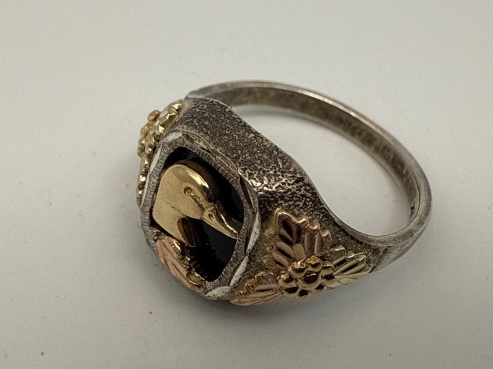 Duck Unlimited 925 12k Ring