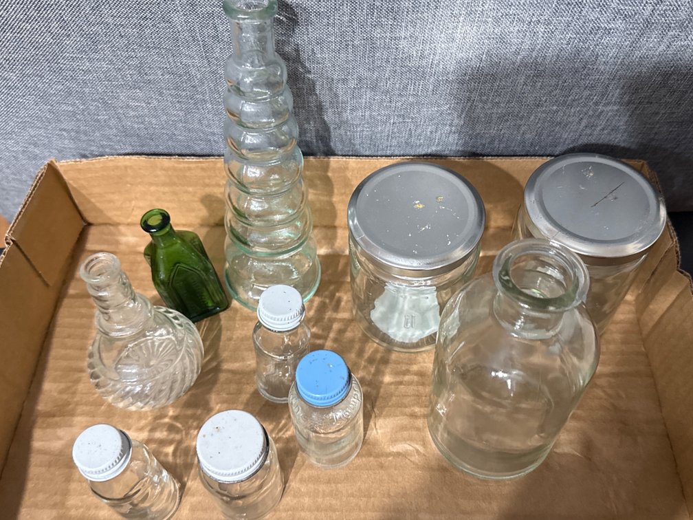 Variety of Jars, Bottles