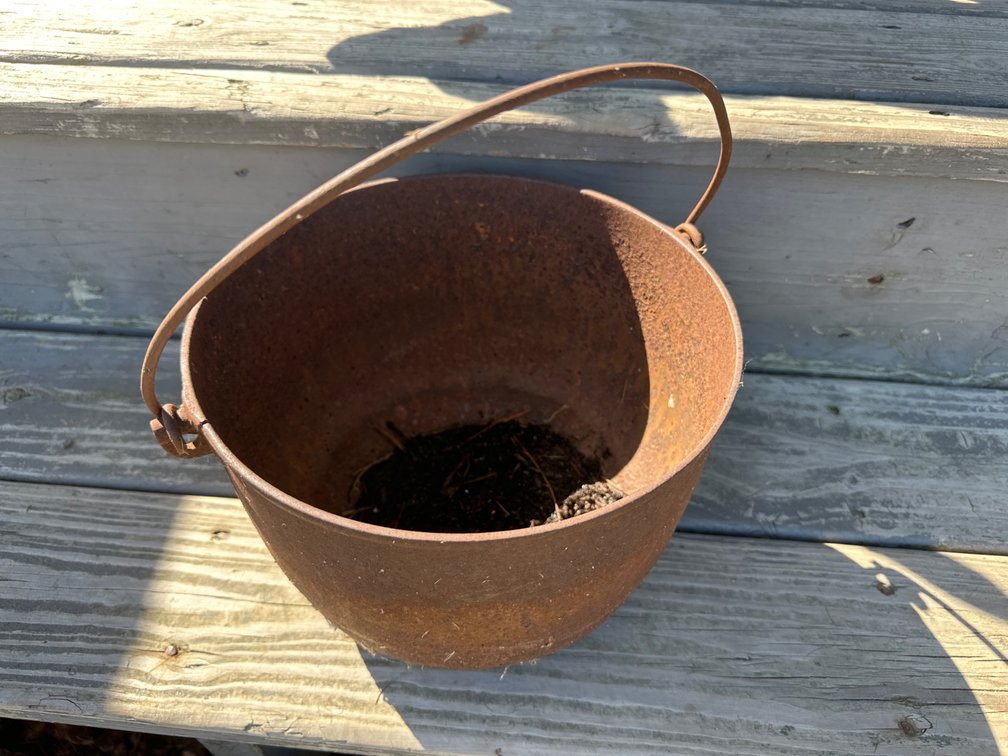 Metal Pot-Used For Flowers