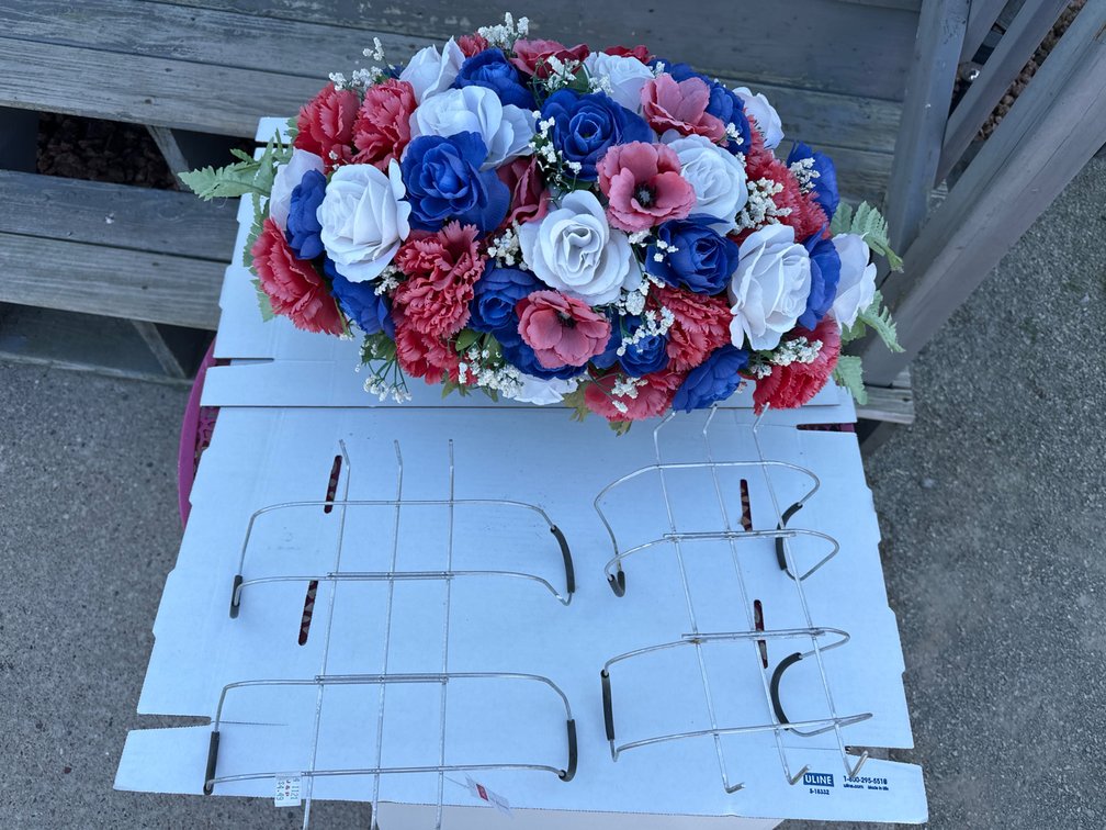 Gravestone Saddles, Floral