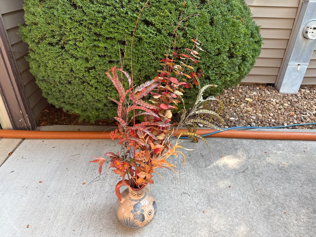Vase with Foliage   