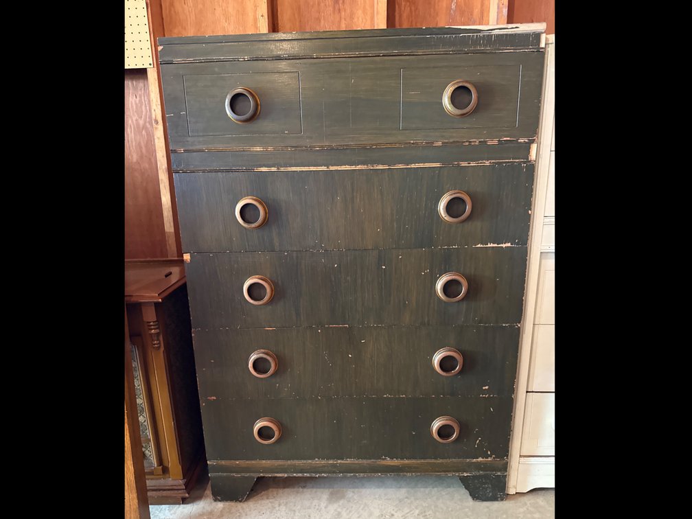 Vintage Wooden Dresser 49” x 34” x 19”
