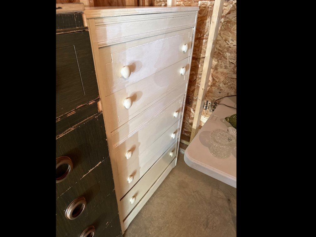 Vintage Wood Dresser 49” x 31” x 18”