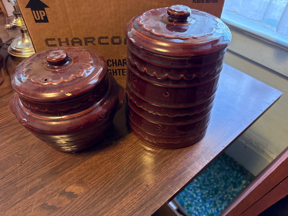 Vintage Marcrest Bean Pot, Cookie Jar