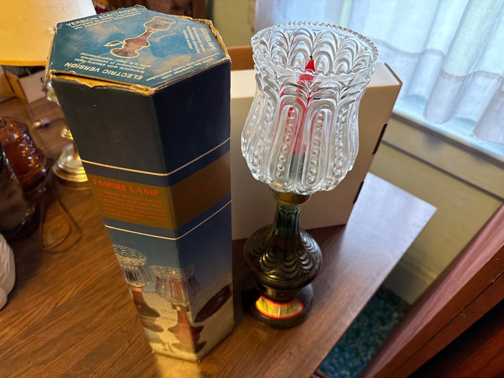 Reproduction of an Empire Style Lamp