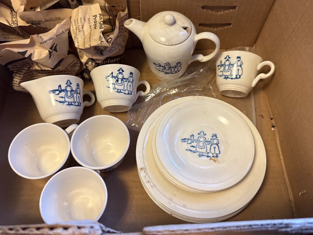 Edwin Knowles Childs Tea Set-Unknown if Complete