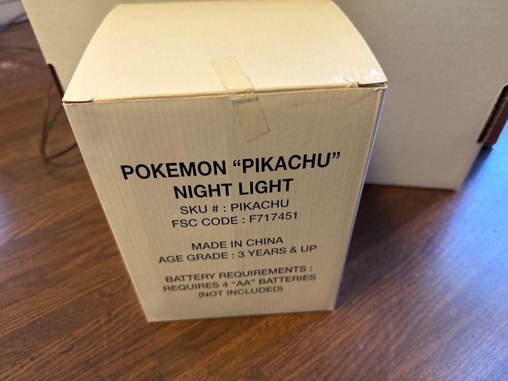 Pokemon Night Light