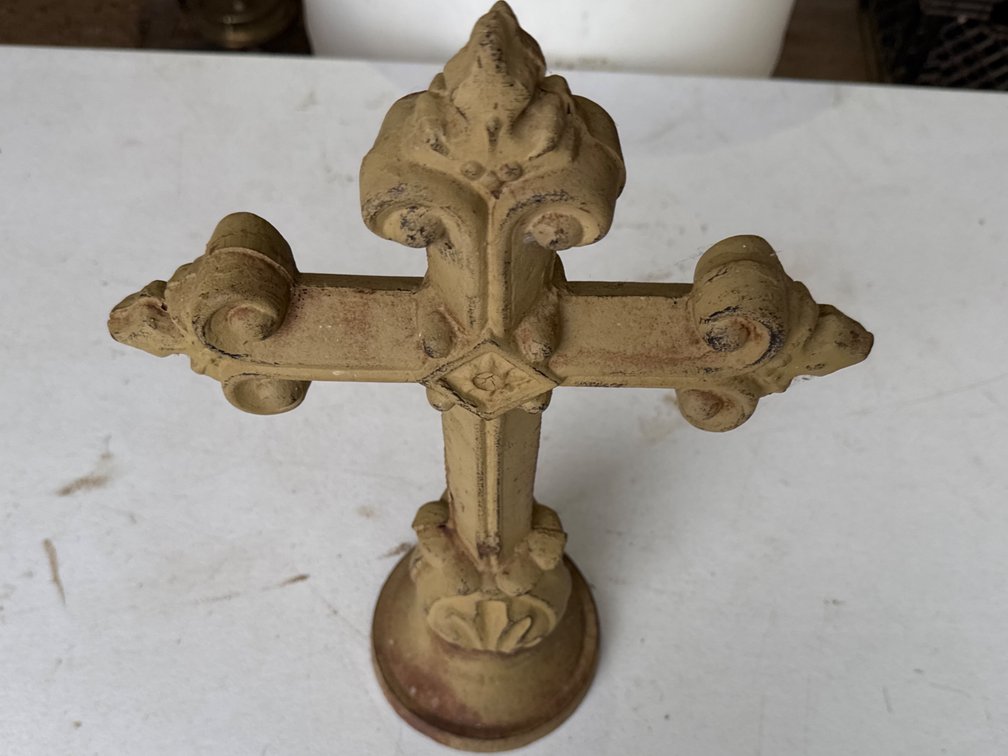 Cast Iron Cross-19” Tall