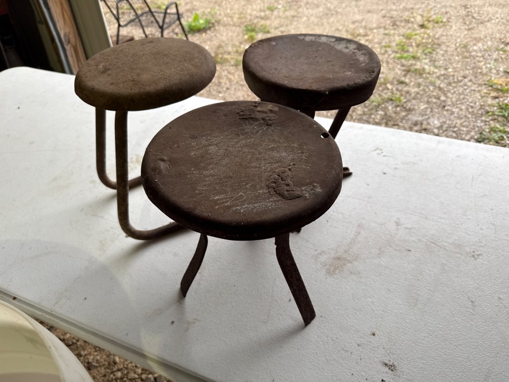 Old Milking Stools
