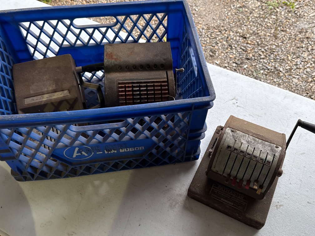 Old Adding Machines