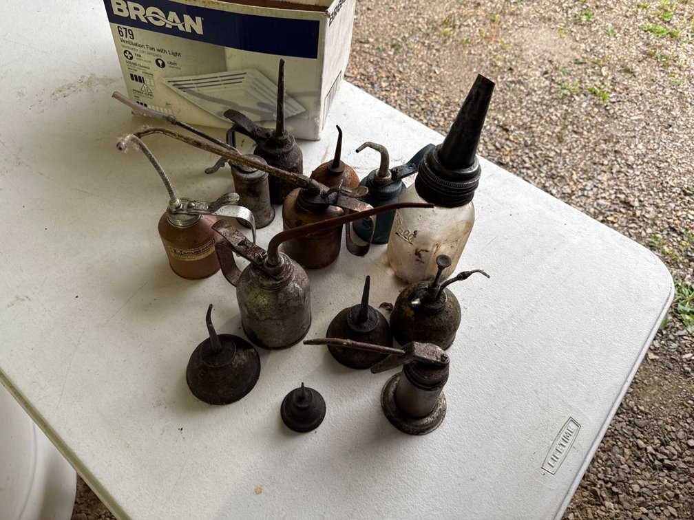 Variety of Oil Cans