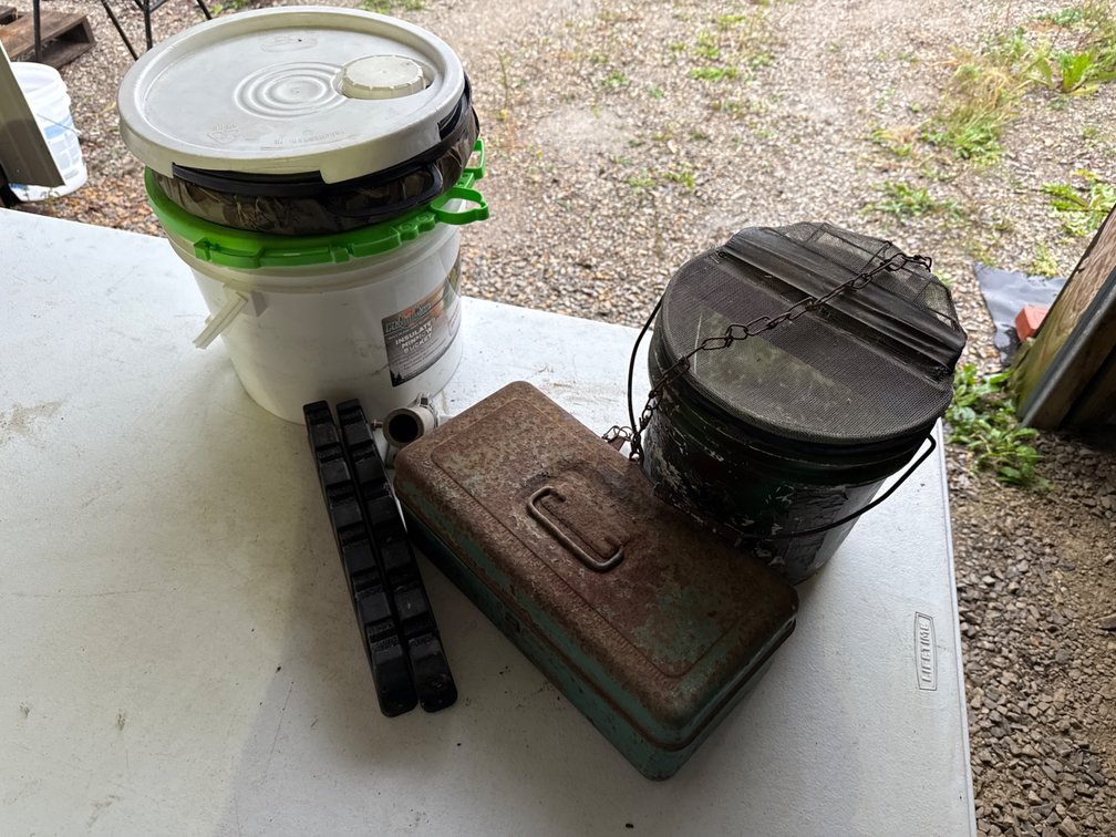 Fishing Pails, Tackle Box