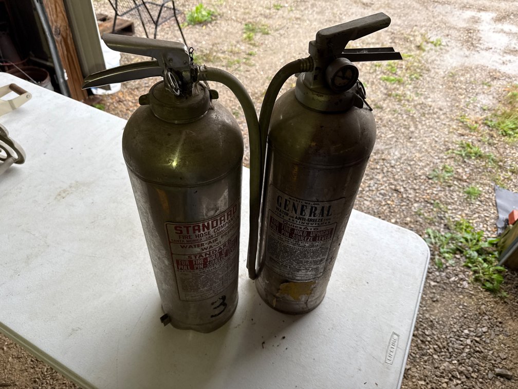 Old Fire Extinguishers
