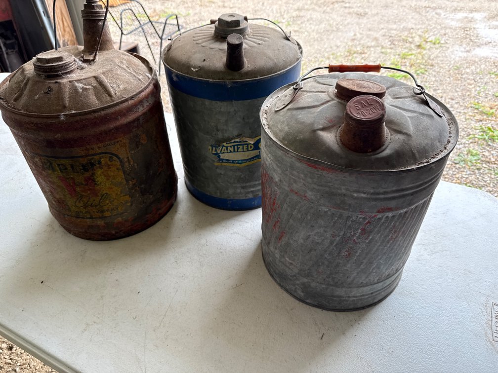 Oil Cans - Galvanized