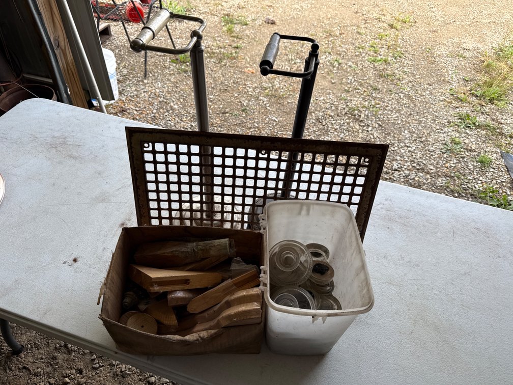 Metal Grate, Wood Shelf Brackets, Floor Protectors