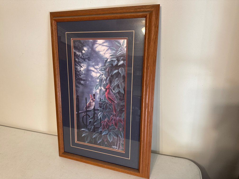 Cardinal Framed Print-27.5” X 18.25”