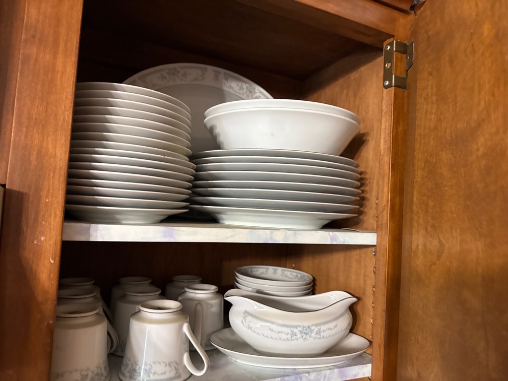 Sheffield Blue Whisper Fine China-Service for 8