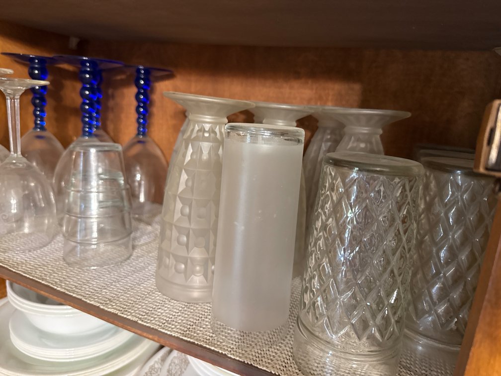 Variety of Glasses-Vintage Stemmed Goblets
