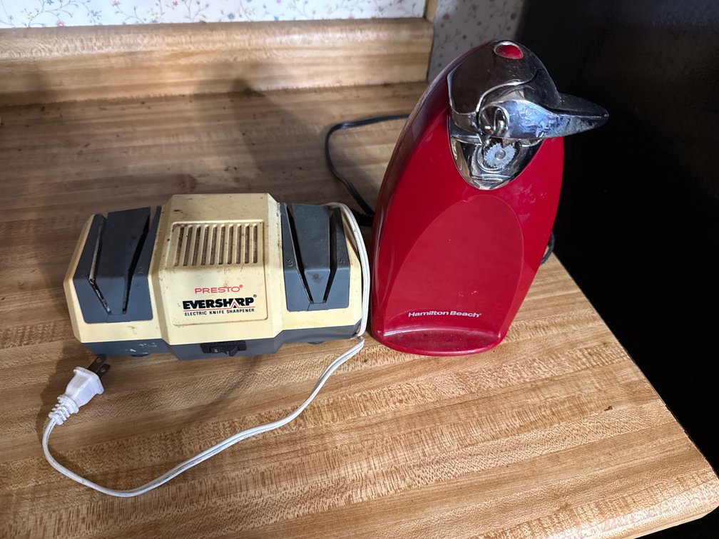 Can Opener, Knife Sharpener