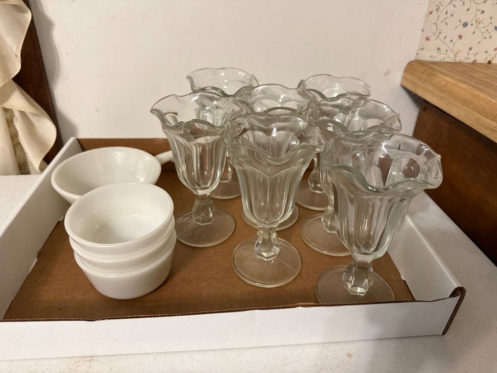 Dessert Cups, Glass Bowls