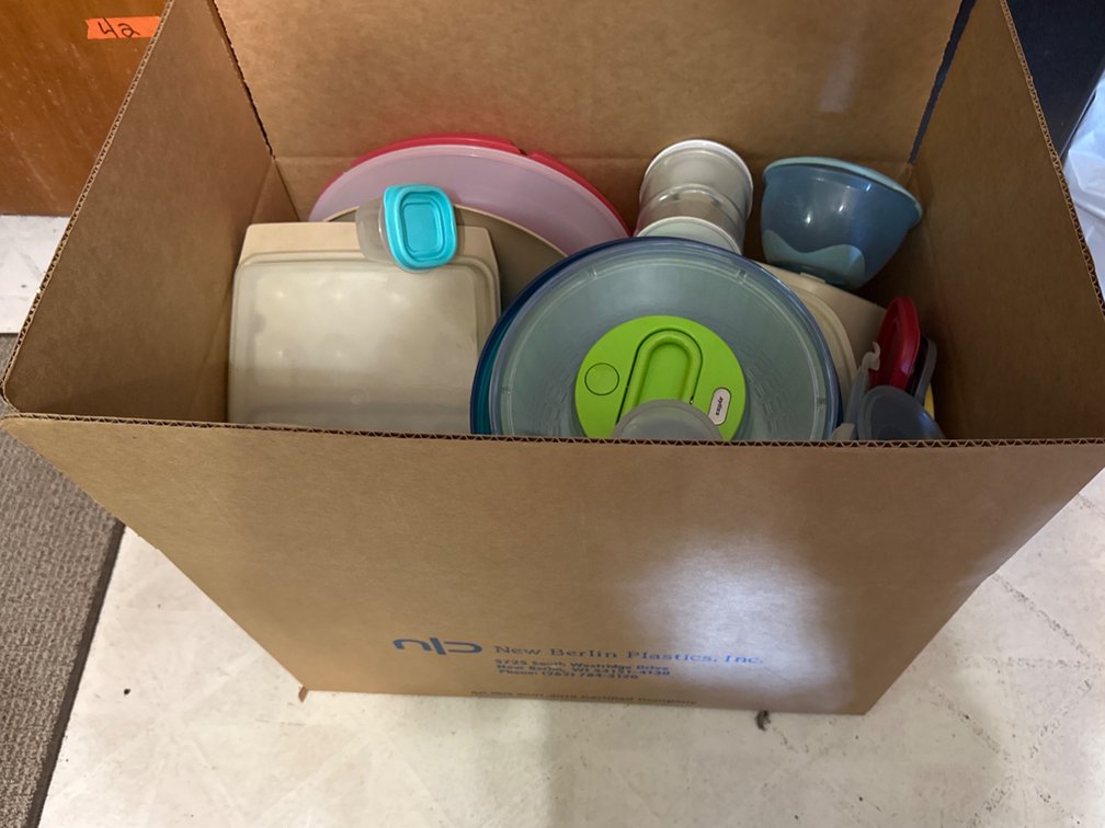 Box of Tupperware, Storage Containers