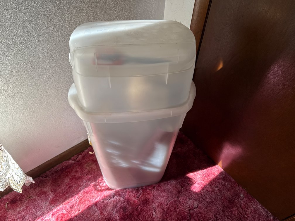 Container with Wall Paper