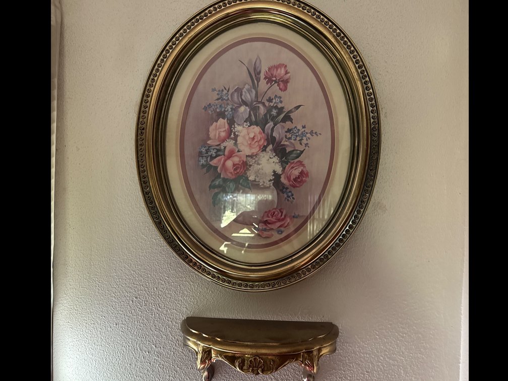 Wall Grouping-Picture and Shelf