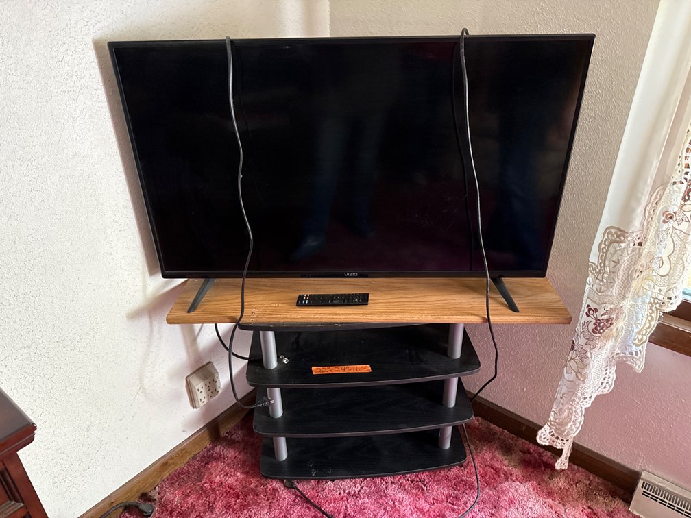 40” Vizio TV and Stand