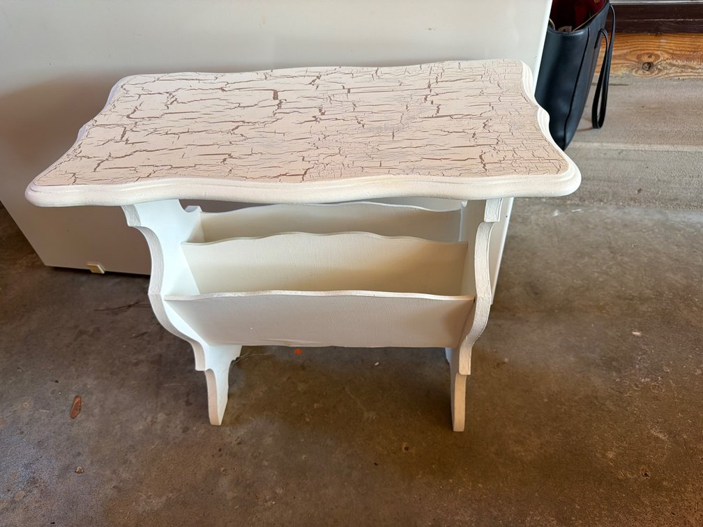 Wood End Table-23” X 23” X 12”