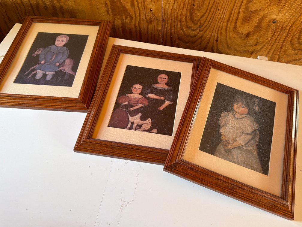 Set of 3 N Schneeman Framed Prints