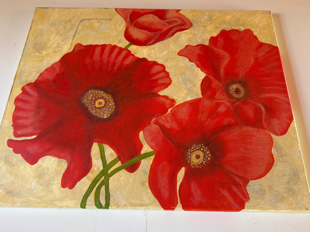 Red Flower Canvas