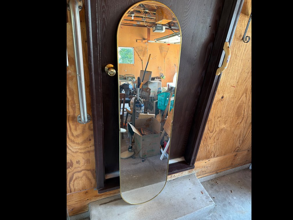 Oval Wall Mirror-60” Tall