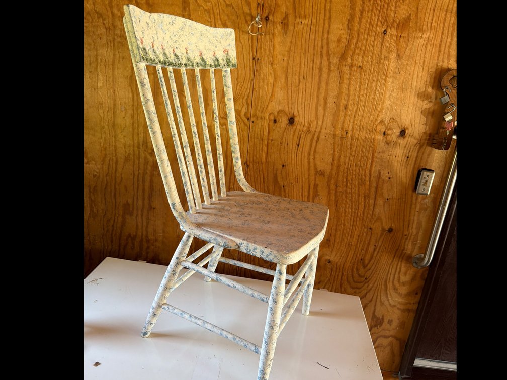 Painted Wood Chair