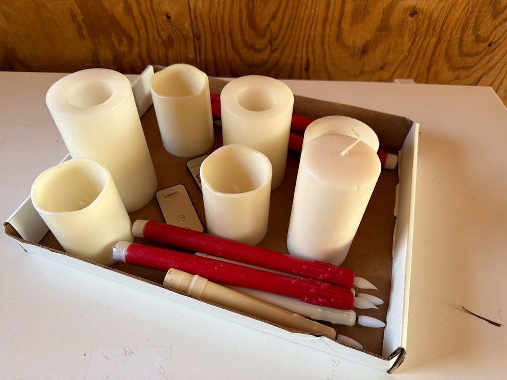 Battery Operated Pillar Candles