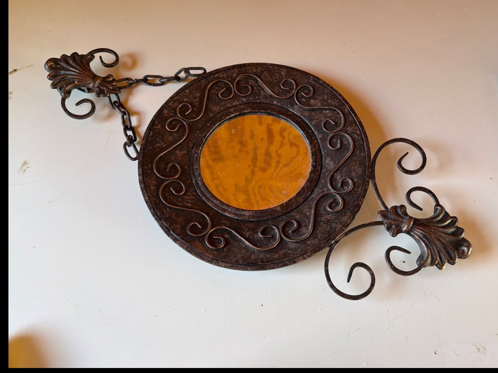 Hanging Metal Mirror
