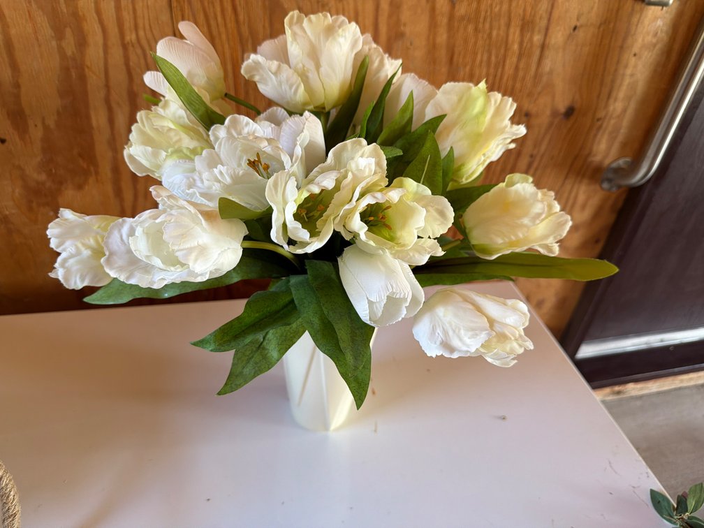 Artificial Flowers, Vase