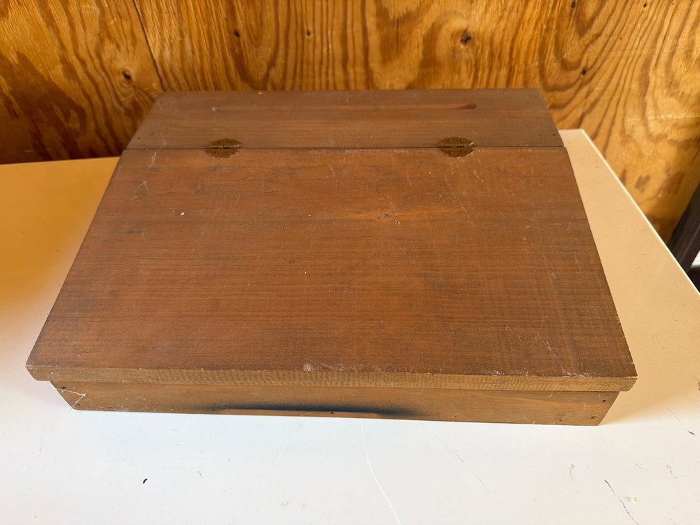 Wood Desk Box